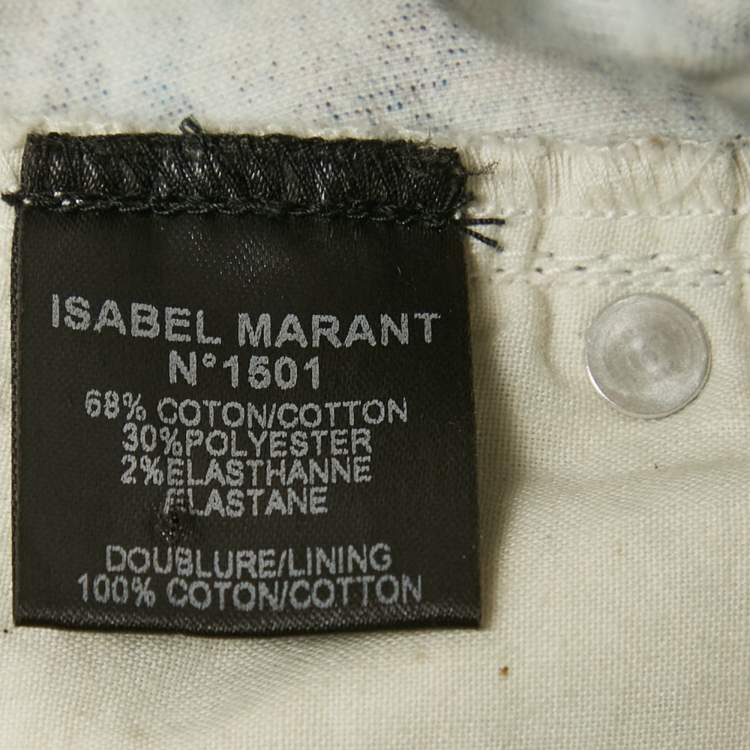 Pre Owned Isabel Marant Etoile Multicolor Printed Corduroy Perry Pants M