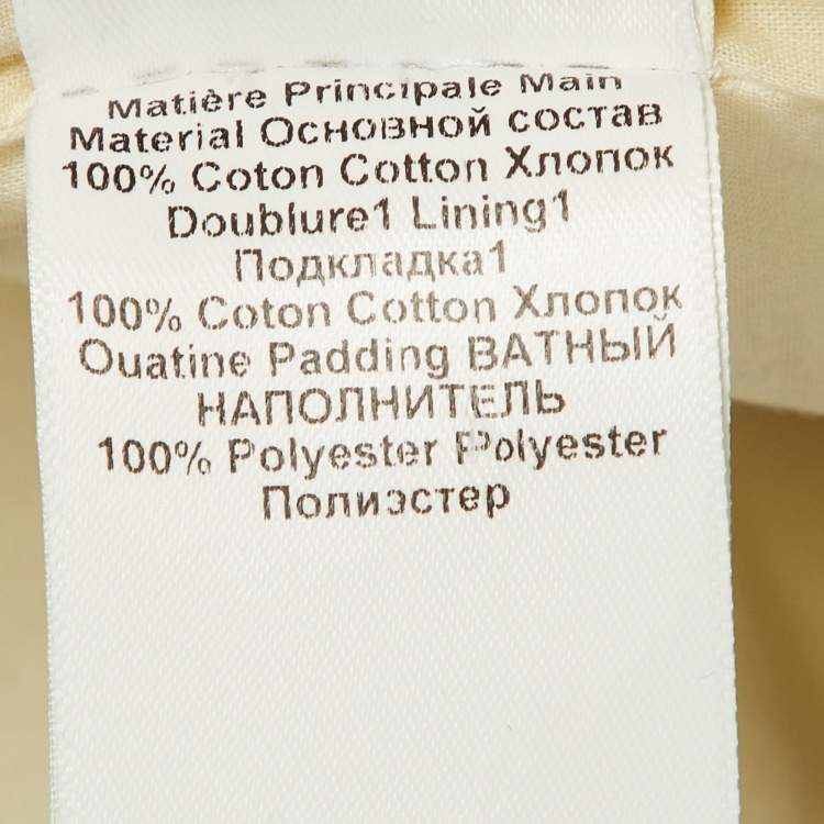 Pre Owned Isabel Marant Etoile Blue Printed Cotton Aziela Quilted Vest S