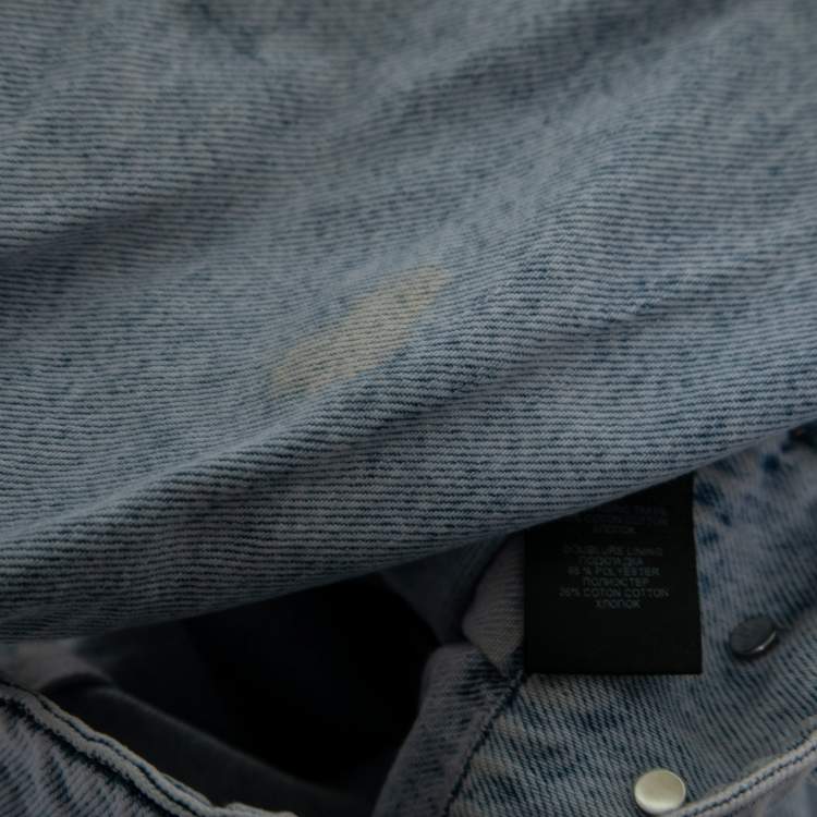 Pre Owned Isabel Marant Etoile Blue Denim Harmon Button Front Jacket S