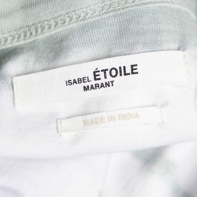 Pre Owned Isabel Marant Etoile Jersey Tie & Dye Dena T-Shirt XS