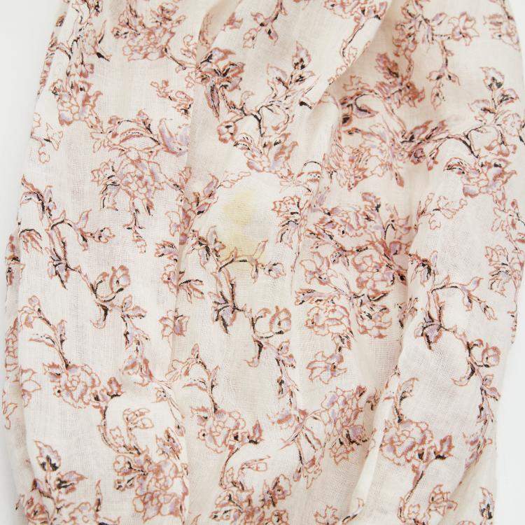 Pre Owned Isabel Marant Etoile Multicolor Floral Printed Pleated Front Blouse M