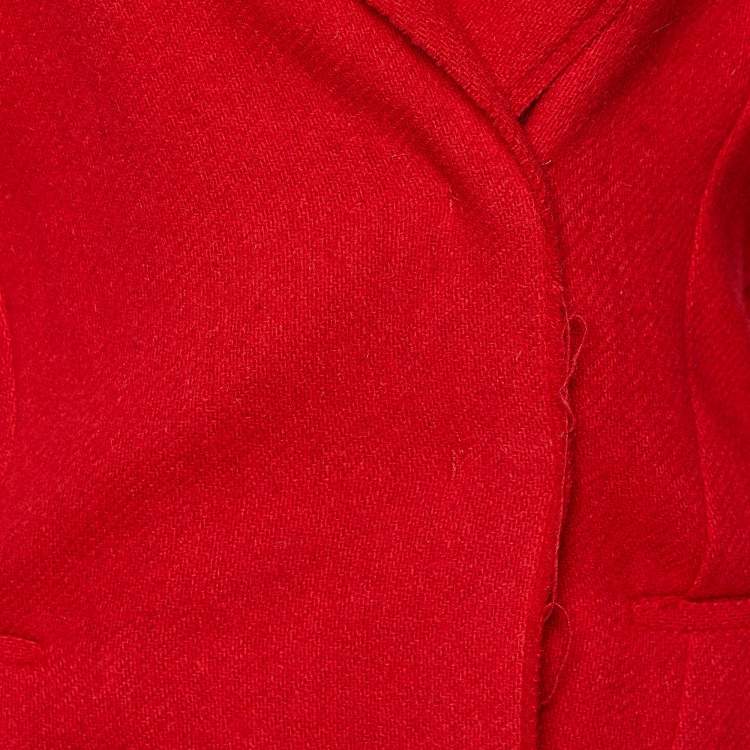 Pre Owned Isabel Marant Etoile Red Wool Jacket M