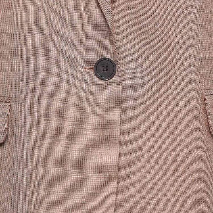Pre Owned Isabel Marant Etoile Light Brown Wool Single Breasted Blazer M