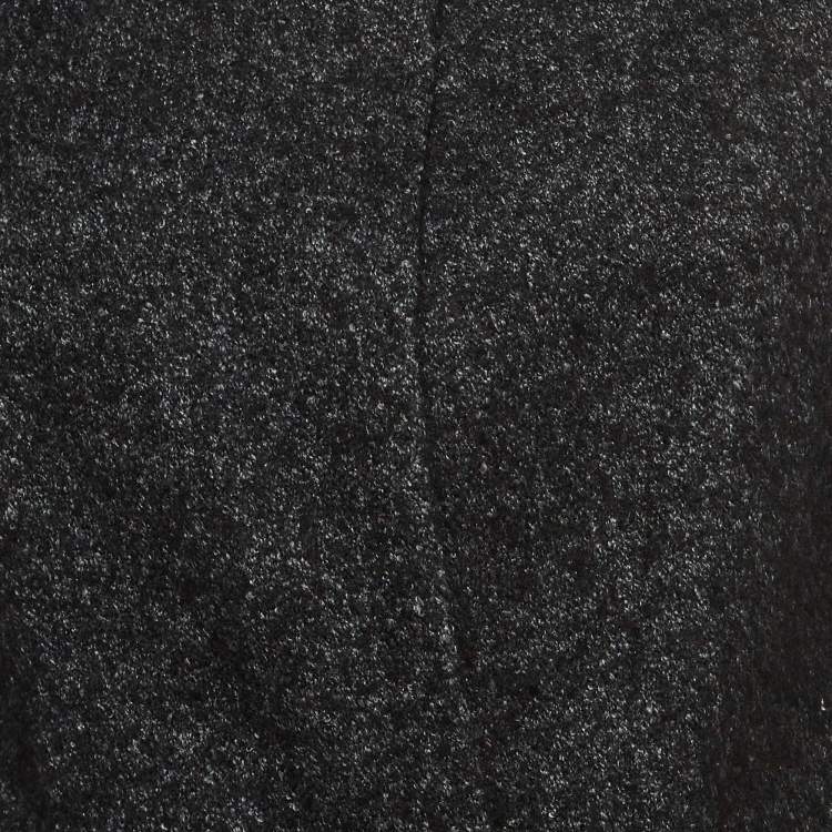 Pre Owned Isabel Marant Etoile Grey Wool Tweed Cardigan XS