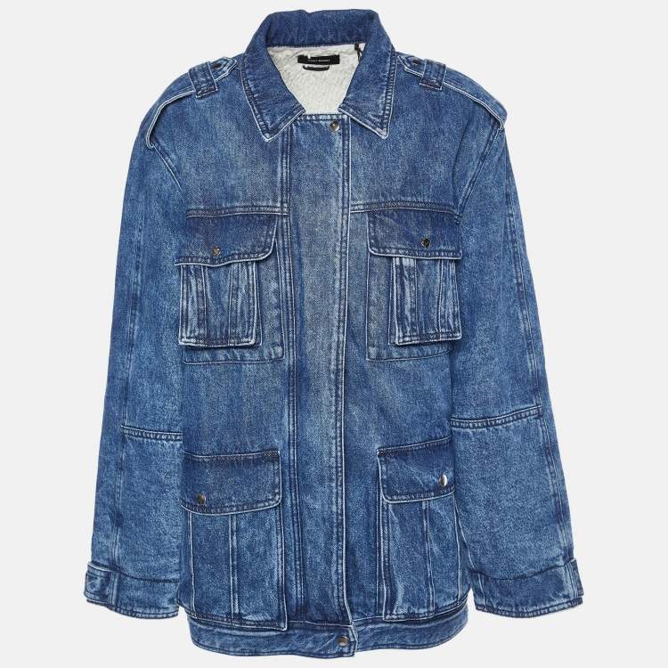 Pre Owned Isabel Marant Denim Volta Utility Jacket S