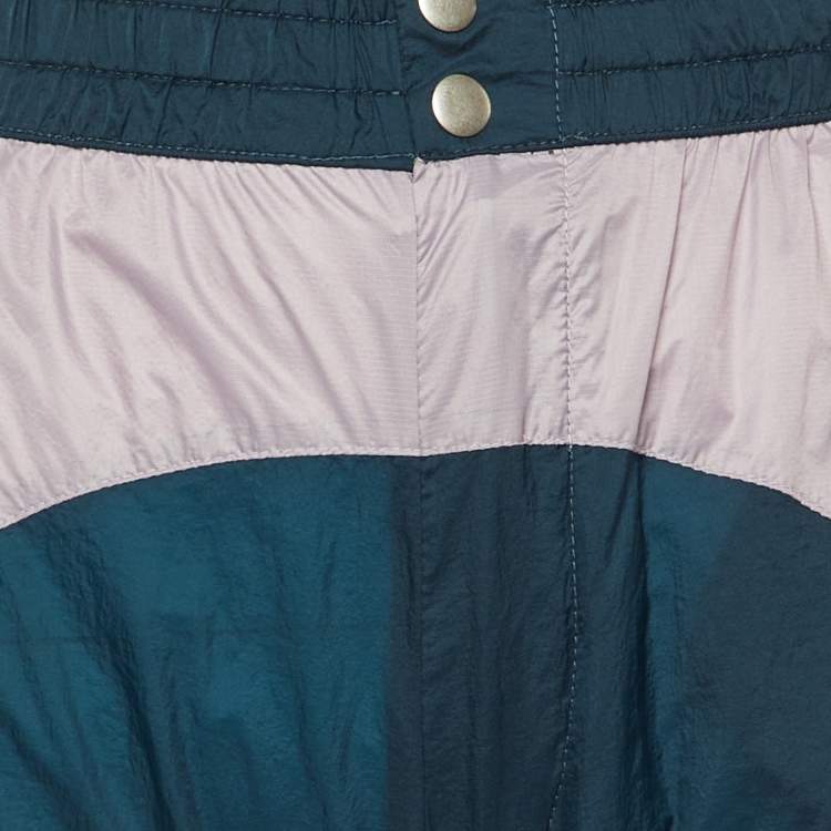 Pre Owned Isabel Marant Color Block Nylon Raruso Joggers XL
