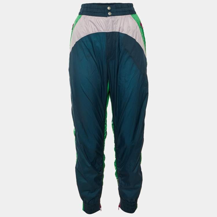 Pre Owned Isabel Marant Color Block Nylon Raruso Joggers XL