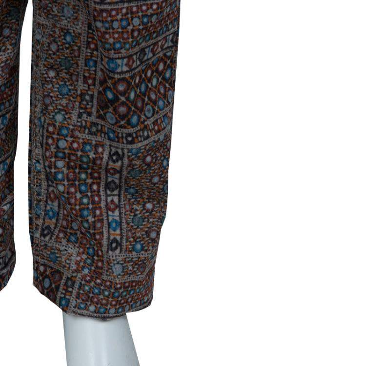 Pre Owned Isabel Marant Etoile Multicolor Printed Corduroy Pants M