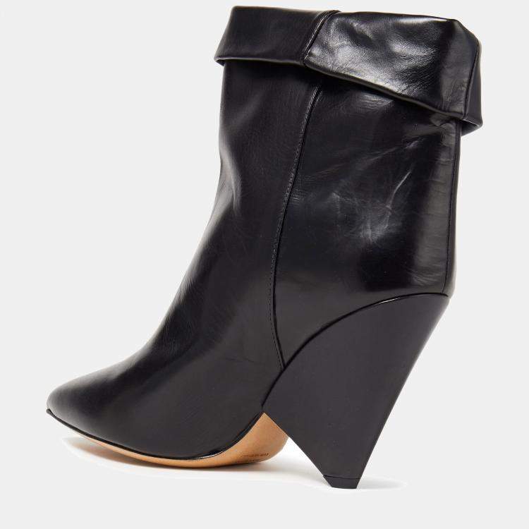 Pre Owned Isabel Marant Leather Ankle Boots 41