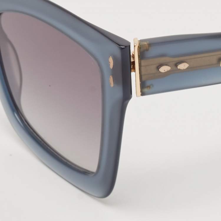 Pre Owned Isabel Marant Blue/Black Gradient M0103 Square Sunglasses