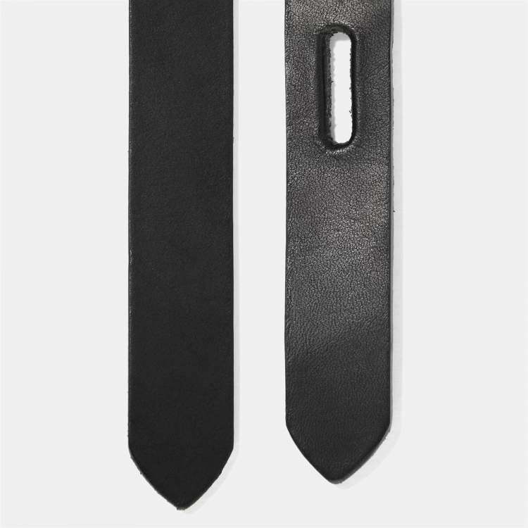 Pre Owned Isabel Marant Lonny Waist Belt Black Leather