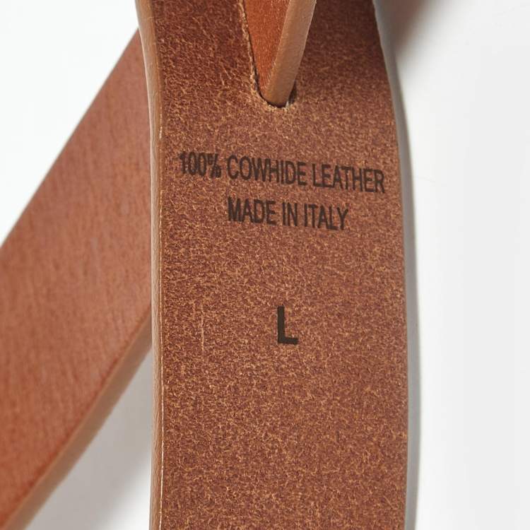 Pre Owned Isabel Marant Lecce L Waist Belt Brown Leather