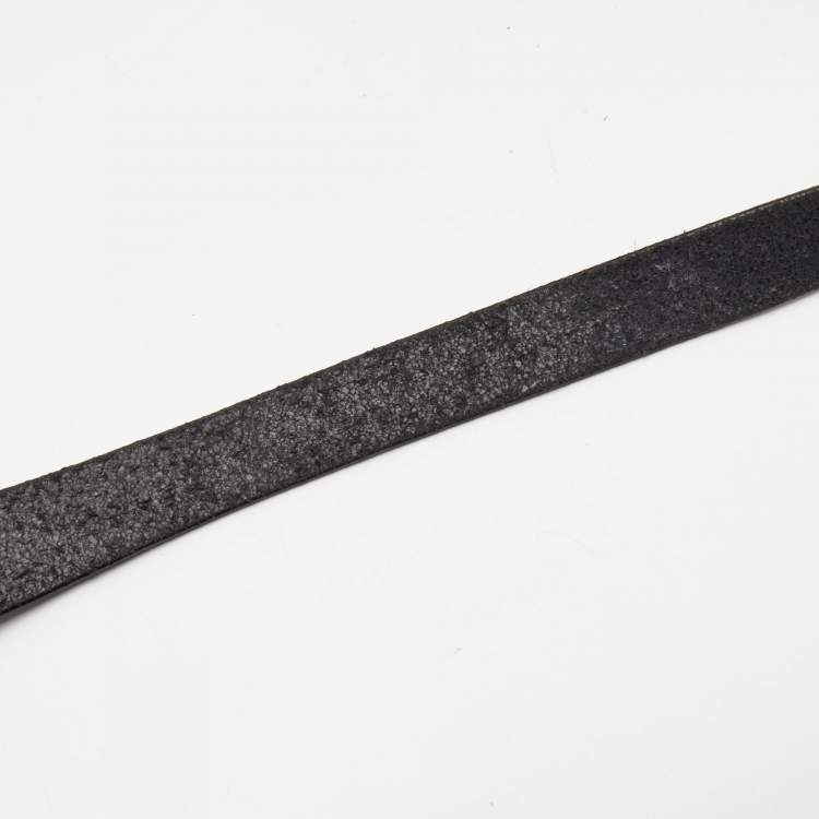 Pre Owned Isabel Marant Black Leather Studded Waist Belt