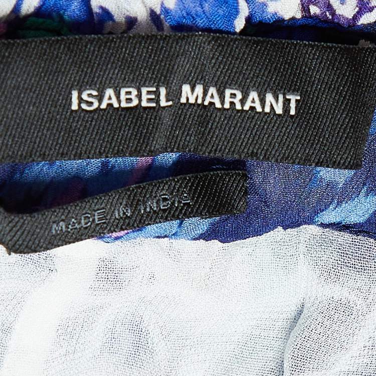 Pre Owned Isabel Marant Multicolor Print Crepe Viviane Skirt S