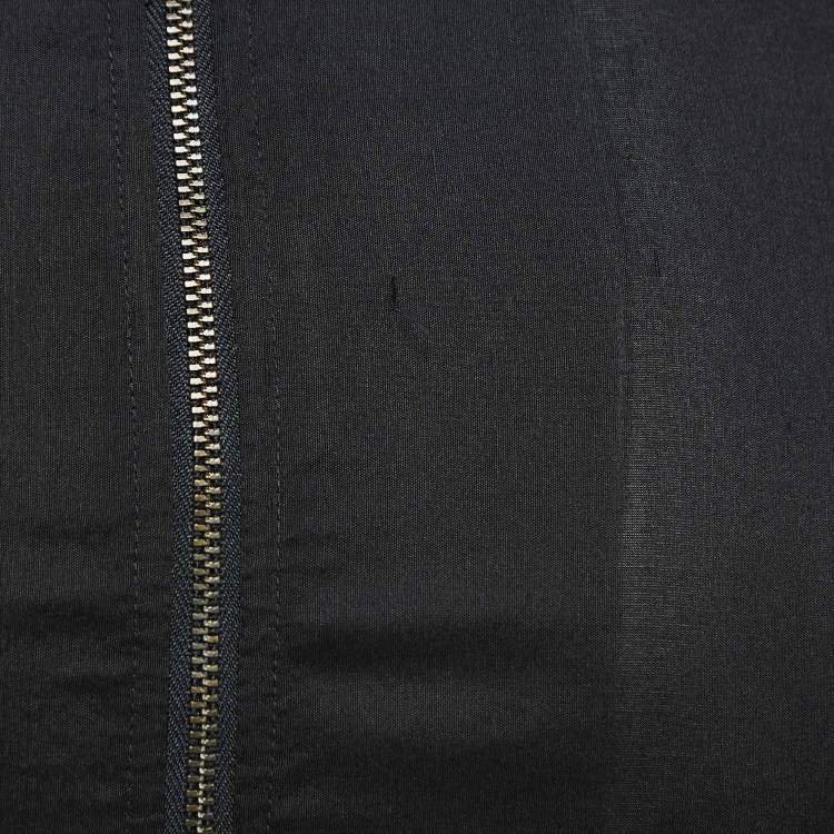 Pre Owned Isabel Marant Black Silk Gathered Blouse S