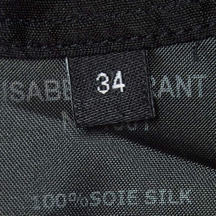 Pre Owned Isabel Marant Black Silk Gathered Blouse S