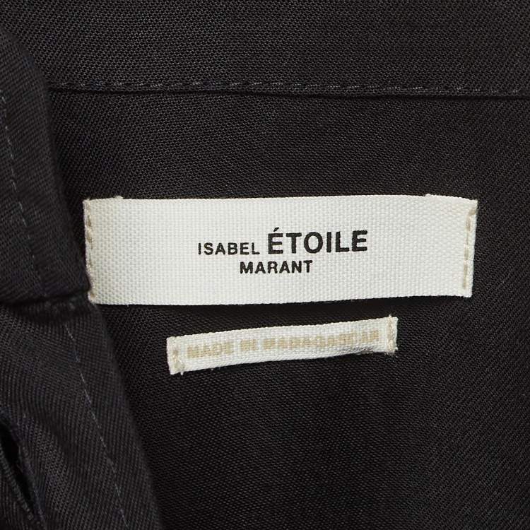 Pre Owned Isabel Marant Black Lyocell Berangere Blouse S