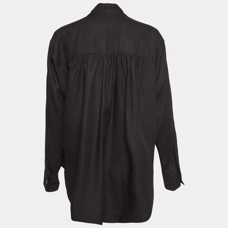 Pre Owned Isabel Marant Black Lyocell Berangere Blouse S