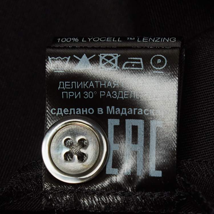 Pre Owned Isabel Marant Black Lyocell Berangere Blouse S