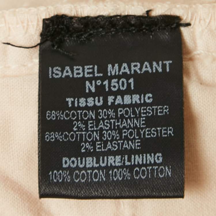 Pre Owned Isabel Marant Pink Corduroy Slim Fit Pants M