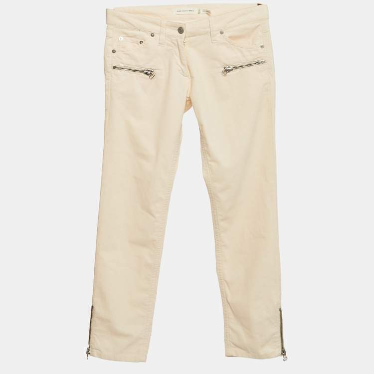 Pre Owned Isabel Marant Pink Corduroy Slim Fit Pants M