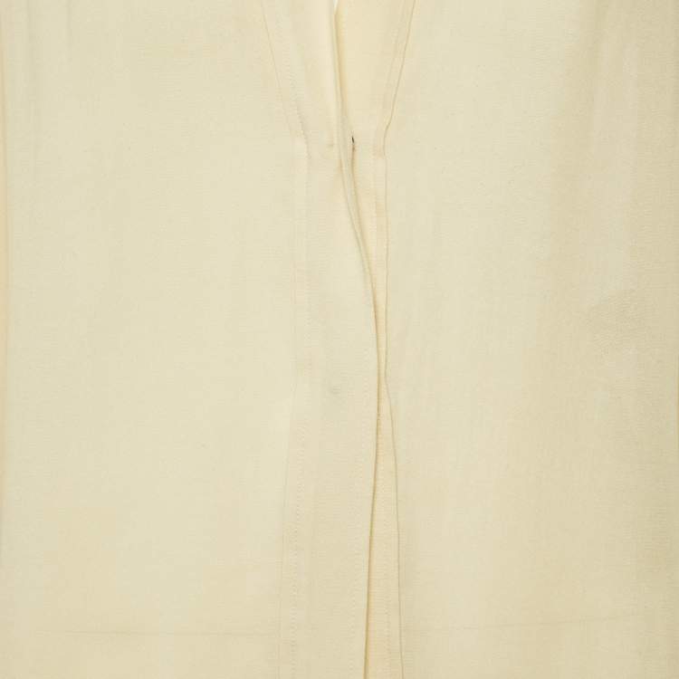 Pre Owned Isabel Marant Beige Cotton Blend Button Front Blouse S 