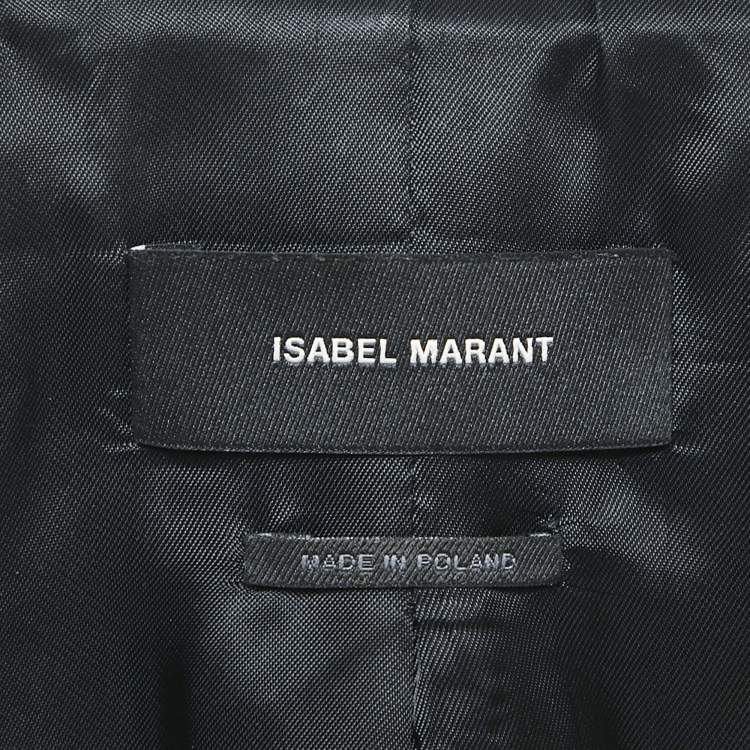 Pre Owned Isabel Marant Black Lamé Blazer S