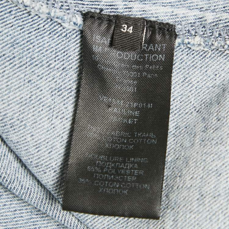 Pre Owned Isabel Marant Blue Denim Crossover Pauline Jacket S