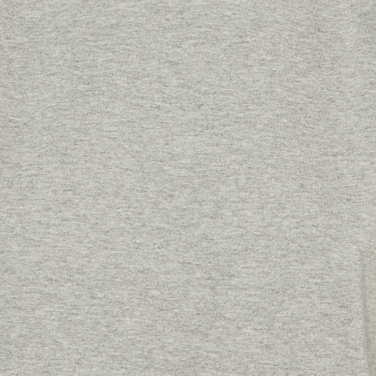 Pre Owned Isabel Marant Grey Cotton Belita Front Tie Detail Top XS