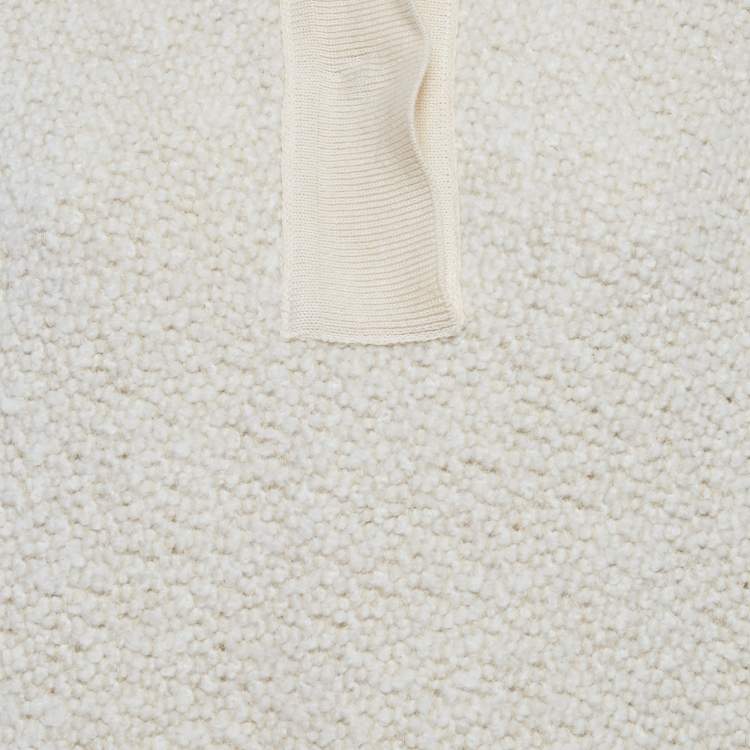 Pre Owned Isabel Marant Beige Bouclé Imelda Polo T-Shirt M