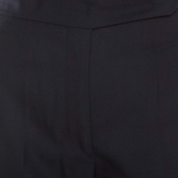 Pre Owned Isabel Marant Navy Blue Wool Tailored Trousers M