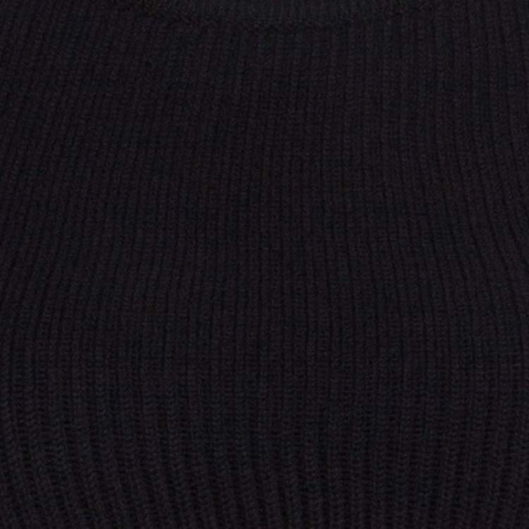 Pre Owned Isabel Marant Dark Grey Wool Blend Cropped Brad Sweater M 