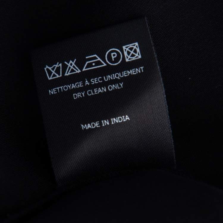 Pre Owned Isabel Marant Black Silk Embroidered Roma Top L