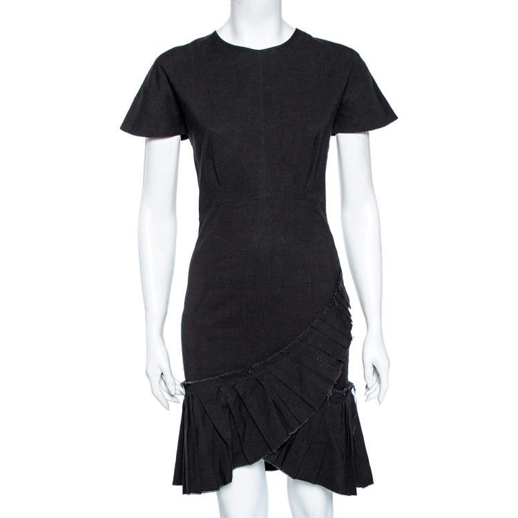 Isabel marant 2024 black linen dress