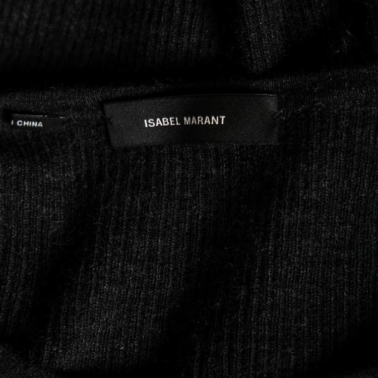 Pre Owned Isabel Marant Grey Cashmere Long Sleeve Sweater L