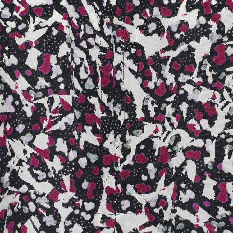 Pre Owned Isabel Marant Multicolor Printed Silk Oversized Top M