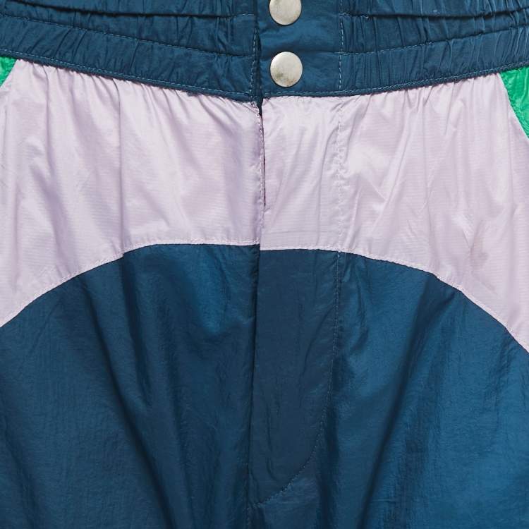 Pre Owned Isabel Marant Color Block Synthetic Raruso Joggers M