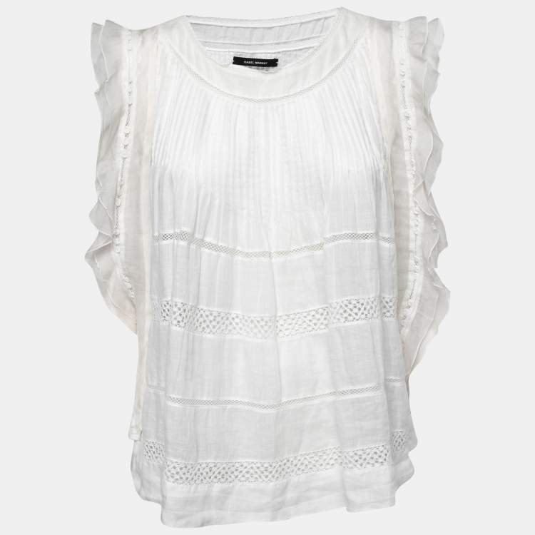 Isabel marant discount marlone lace-trimmed