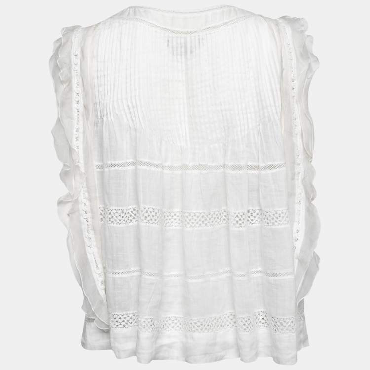 Isabel marant discount marlone lace-trimmed