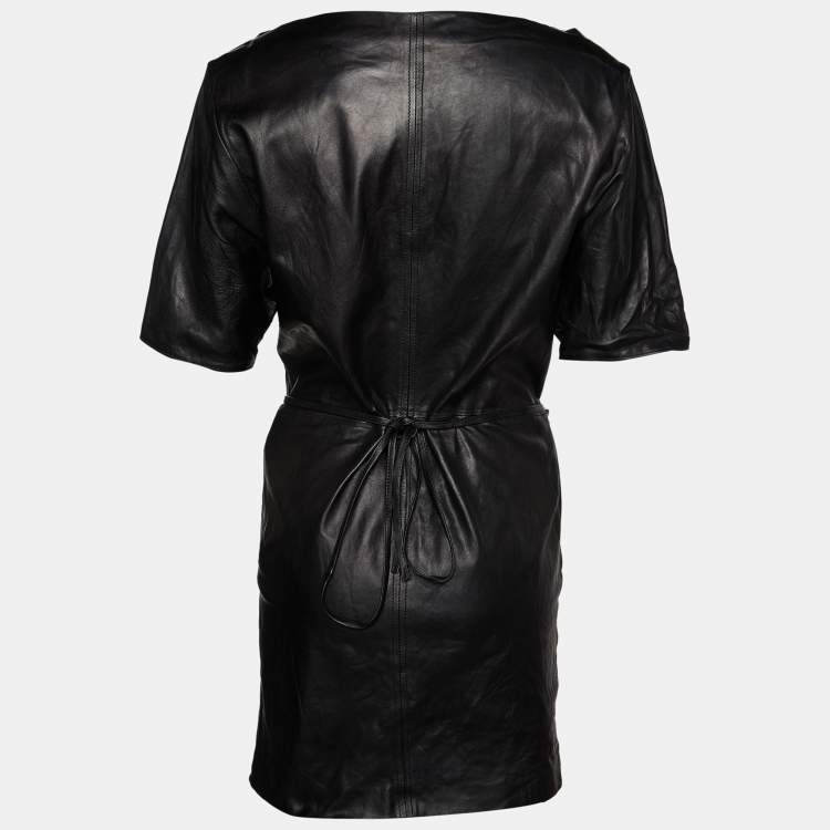 Isabel marant leather on sale dress