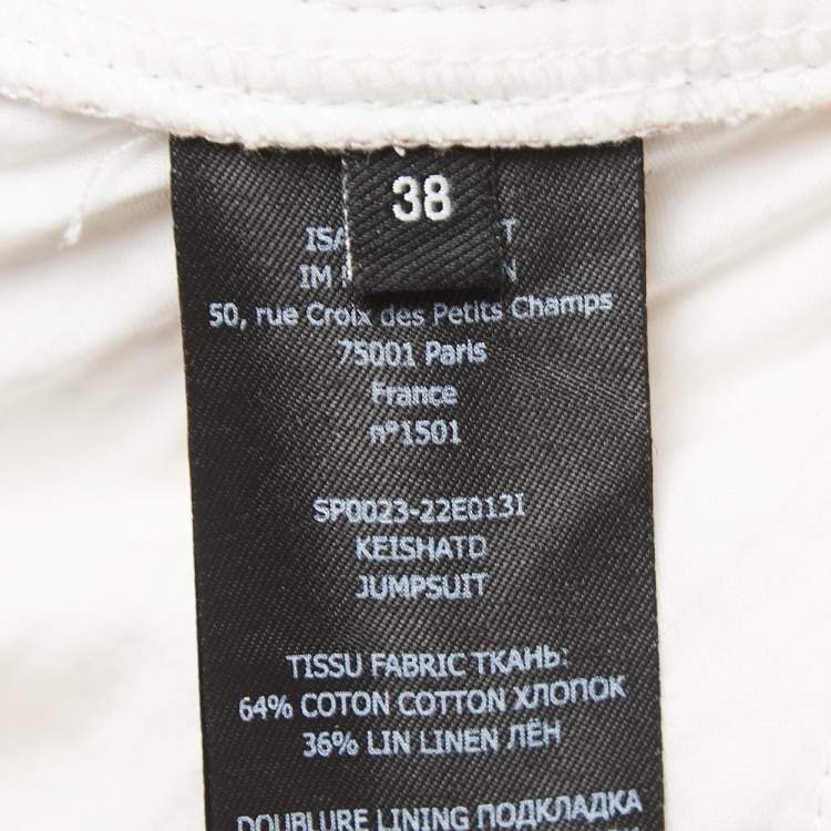 Pre Owned Isabel Marant Multicolor Cotton Blend Jumpsuit M