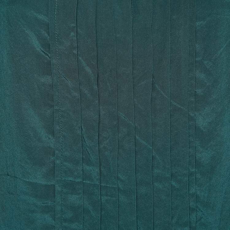 Pre Owned Isabel Marant Dark Green Silk Button Front Blouse L  