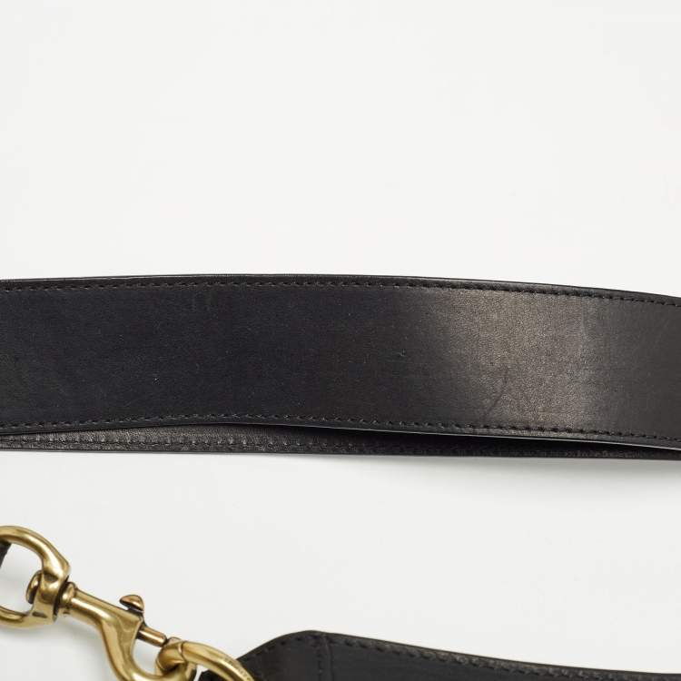 Pre Owned Isabel Marant Black Leather Nasko Studded Crossbody Bag