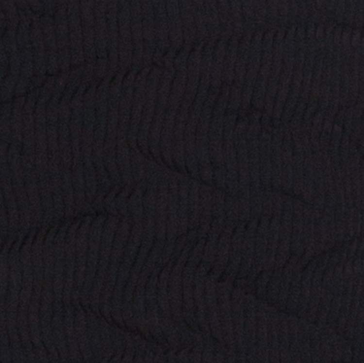 Pre Owned Issey Miyake Black Geometric Plisse Sleeveless Asymmetric Top S