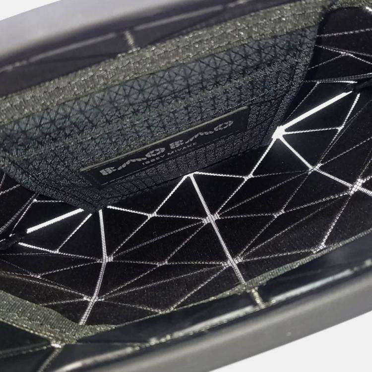 Pre Owned Issey Miyake Black PVC Issey Miyake Black Bao Bao tote bag
