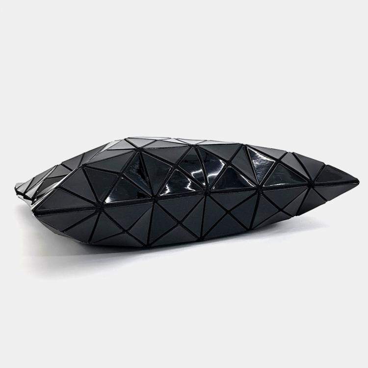 Pre Owned Issey Miyake Black Mesh and PVC Issey Miyake Black Bao Bao tote bag