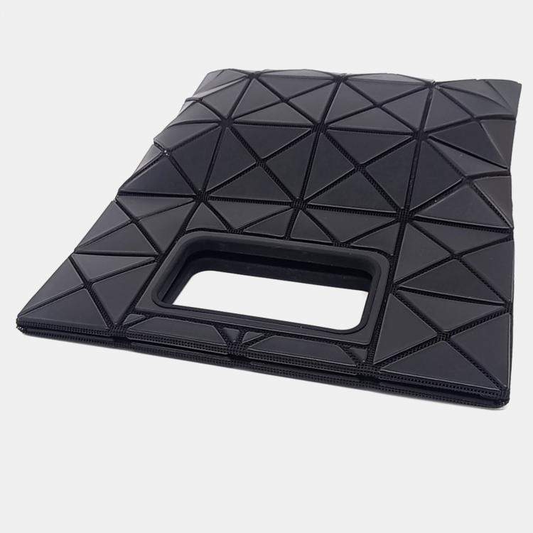 Pre Owned Issey Miyake Black Mesh and PVC Bao Bao Tote bag
