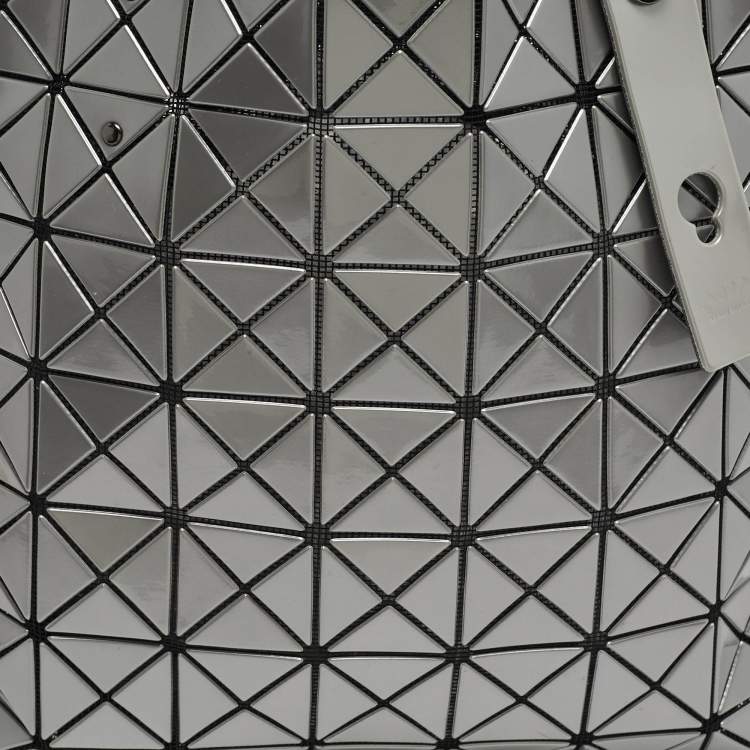 Pre Owned Issey Miyake Bao Bao Grey PVC Tote