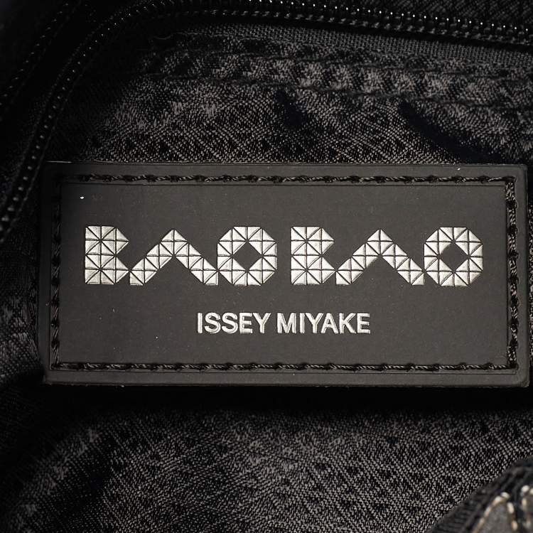 Pre Owned Issey Miyake Bao Bao Grey PVC Tote
