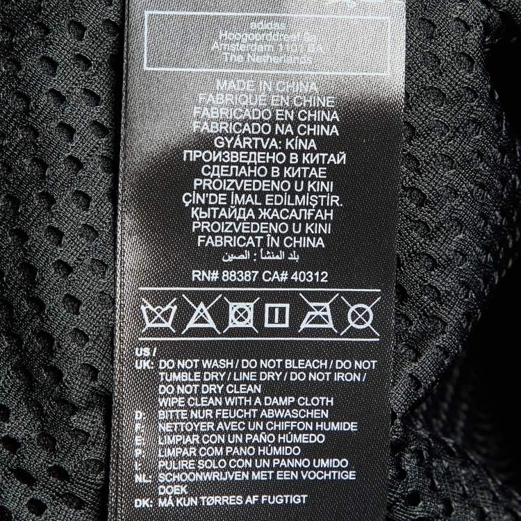 Pre Owned Ivy Park x Adidas Black Latex Trench Coat L
